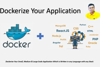 dockerize your application and fix docker issues