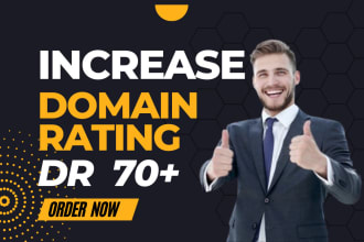increase ahrefs domain rating DR with SEO backlinks