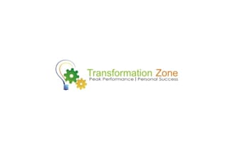 do modern unique better transformation zone logo