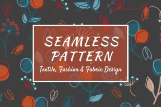 design textile, fabric seamless pattern, or wallpaper