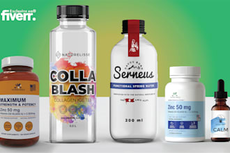 do amazon product label design and supplement label