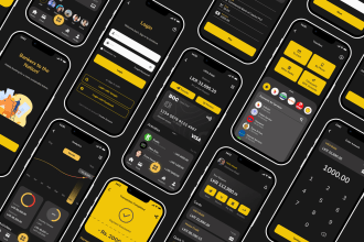 do modern UI UX designs for mobile app or web user interface
