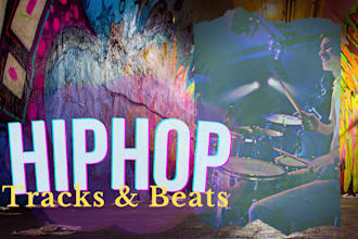 record real groovy hip hop and rap drums