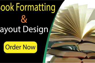 format your book for amazon KDP, ingramspark, and ebooks