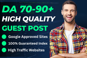 publish guest post on high authority websites for improved SEO backlinks traffic