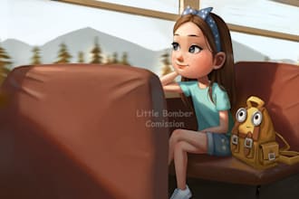 draw illustrations for childrens book