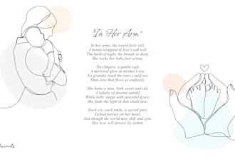 draw simple minimalist line art for your poem or book