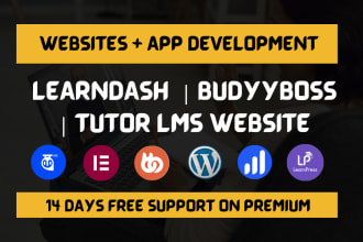 buddyboss lms memberpress wordpress lms membership website, learndash, tutor lms