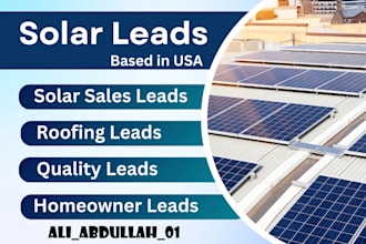 pull fresh leads for solar and sales homeowners for USA,UK,canada,australia