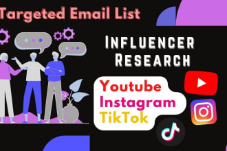 find best instagram, tiktok, youtube influencers list for influencer marketing