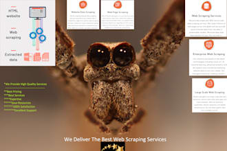 do python web scraping data mining from any website