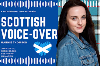 provide a voice over recording in my scottish accent