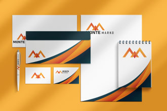 craft visit card letterhead and full stationary for your business
