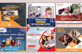 design modern social media post design, instagram and facebook post design