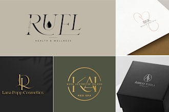 design cosmetics makeup hair beauty salon spa logo