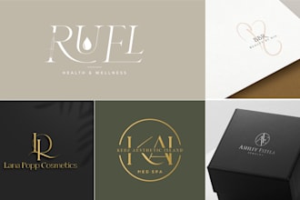 design cosmetics makeup hair beauty salon spa logo