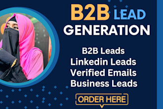 do targeted b2b lead generation find emails, linkedin and email list building