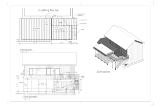 design deck drawing set for the permit
