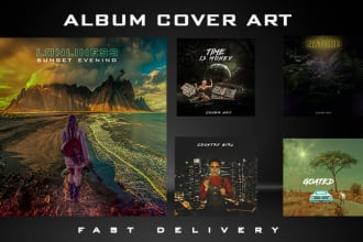 design podcast cover art and album cover art
