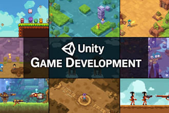 create 2d unity games for you