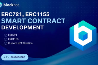 create solidity erc721 erc1155 nft smart contract