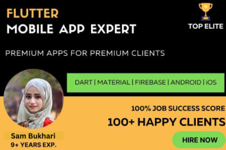 flutter mobile app development flutter mobile app as flutter developer