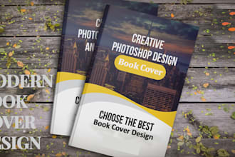 do modern kdp book cover design, ebook cover design