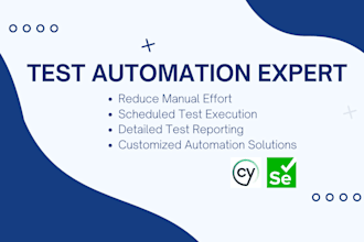 automate your websites using selenium and cypress