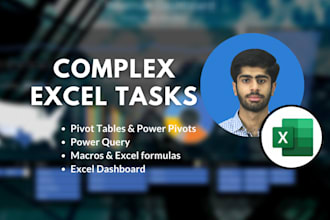 build power query, power pivot table and macros in excel