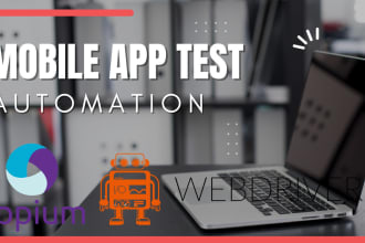 perform mobile app test automation using appium webdriverio