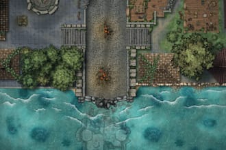 make a 2d map for your game or book