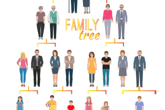 family tree genealogy flow chart family illustration family crest