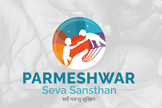 modern non profit event or charity logo design