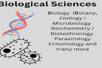 write biological sciences content for you