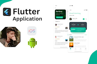 develop custom flutter apps for android and ios