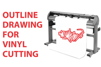 do perfect outlines for customized vinyl cutting