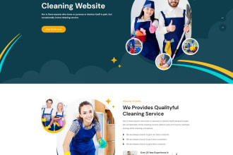 create website for all types of cleaning like home, office and home shifting