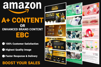design amazon enhanced brand content ebc or a plus content and listing images