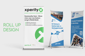 design professional roll up banners and billboards