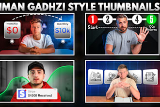 create iman gadzhi thumbnails