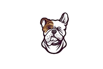 design high quality popular bulldogs logo