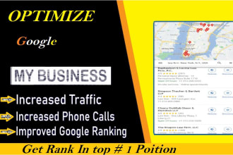 optimize google my business page for local SEO gmb ranking