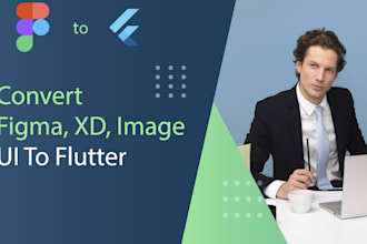 convert figma, xd or any design to flutter for both android and ios
