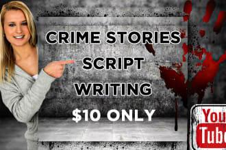 write a viral true crime youtube script