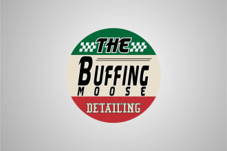 do a luxury auto detailing, and car wash logo