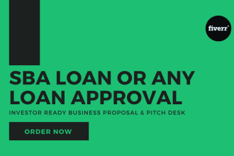 be a sba loan or any loan approval business plan writer for you