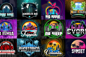 do professional roleplay logo for fivem and discord for you