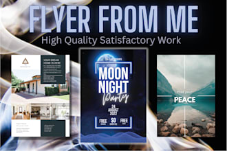 design a professional business or event flyer