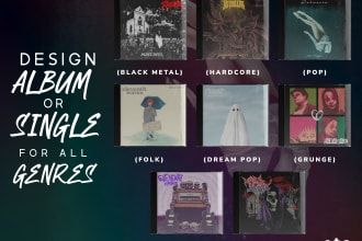 design album cover or single cover art
