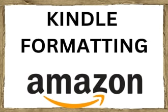 do book formatting for amazon kdp kindle ebook paperback layout design